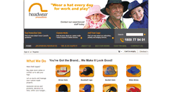 Desktop Screenshot of headwearpromotions.com.au